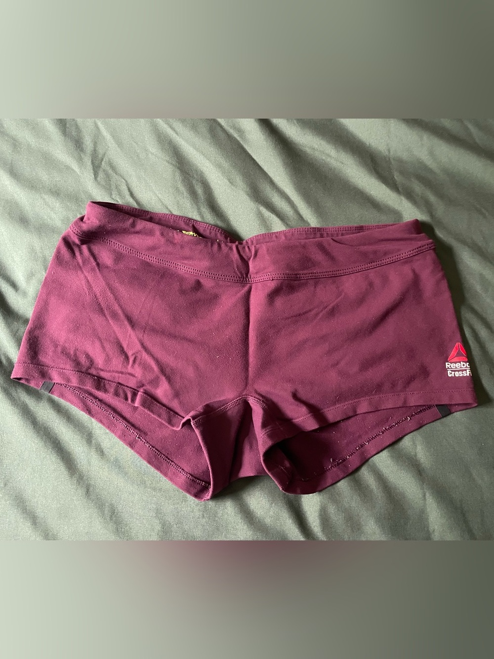 Reebok CrossFit Maroon Workout Shorts Size Medium